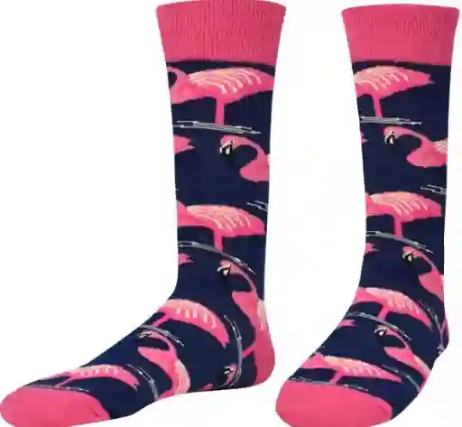 Regalo Calcetines Divertidos Animados Flamingo