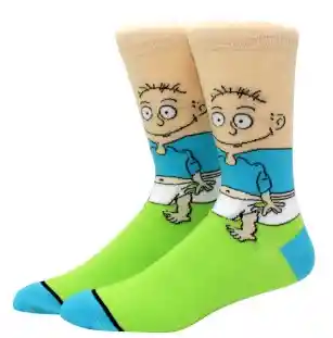Regalo Calcetines Divertidos Animados Tommy Rugrats - Medias Adulto