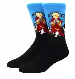 Regalo Calcetines Divertidos Animados Jesus El Buen Pastor - Medias Adulto