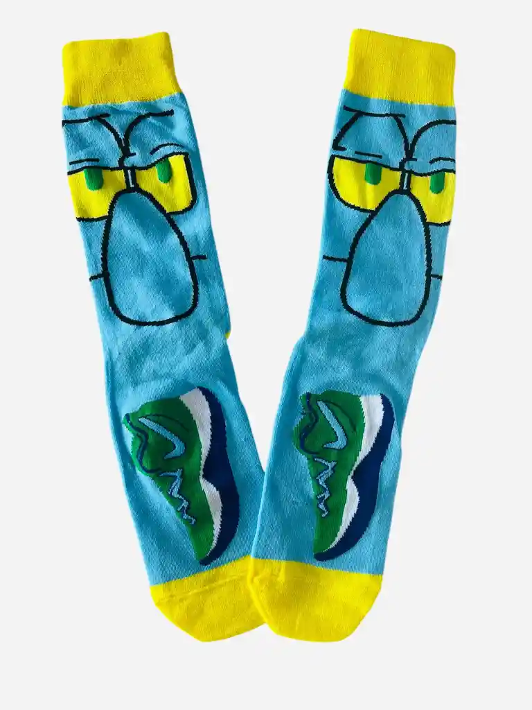 Regalo Calcetines Divertidos Animados Calamardo