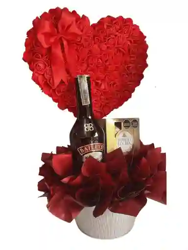 Ancheta Romántica Baileys Con Chocolates Ferrero
