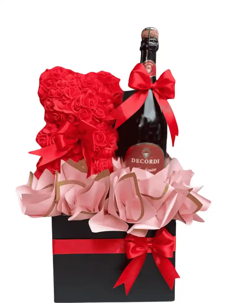 Ancheta Con Oso Eterno Y Vino Gato Negro