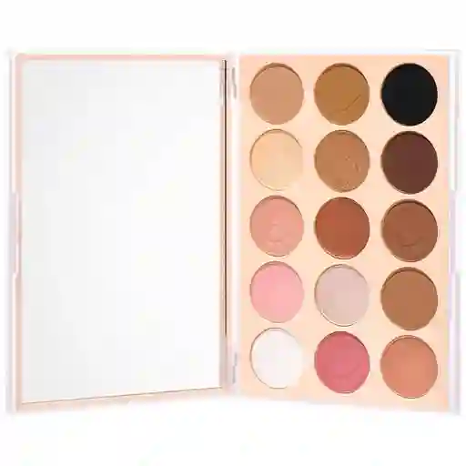 Paleta De Sombras Beauty Creations Nude X 15 Tonos