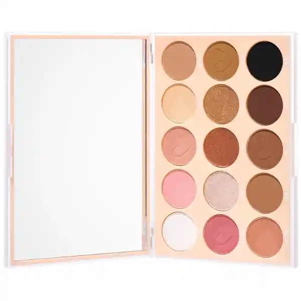 Paleta De Sombras Beauty Creations Nude X 15 Tonos