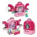 Maleta 3 En 1 Set Cuidado Mascota Gato Pets Hospital Juguete Maletin Portátil Niños