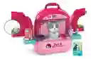 Maleta 3 En 1 Set Cuidado Mascota Gato Pets Hospital Juguete Maletin Portátil Niños