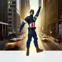 Figura Muñeco Súper Héroe Capitán America Luz Sonido Articulado Coleccionable