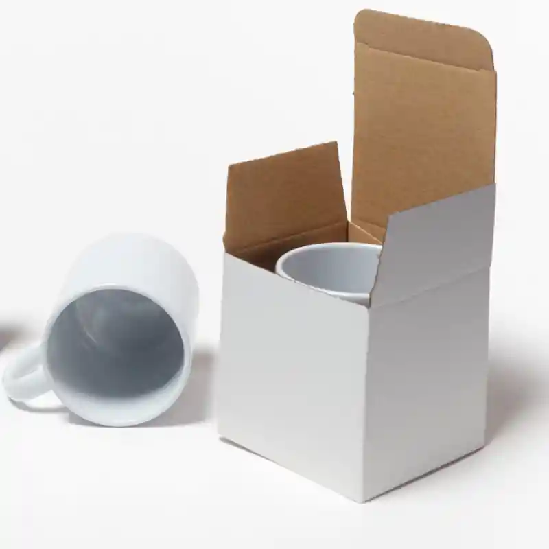 Mug Blanco Para Sublimar 11 Onzas Con Caja