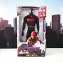 Muñeco Figura Acción Super Héroe Avengers Spiderman Negro / Luz Y Sonido/ 30 Cm Heroe Vengadores