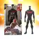 Muñeco Figura Acción Super Héroe Avengers Spiderman Negro / Luz Y Sonido/ 30 Cm Heroe Vengadores