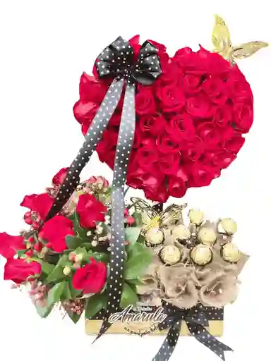 Arreglo Corazon Ferrero