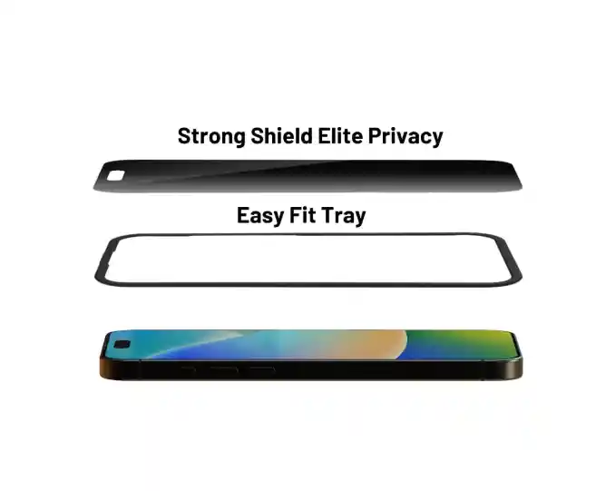 Vidrio Templado Protector De Pantalla Privacy Antiespia Artscase Iphone 17 Pro