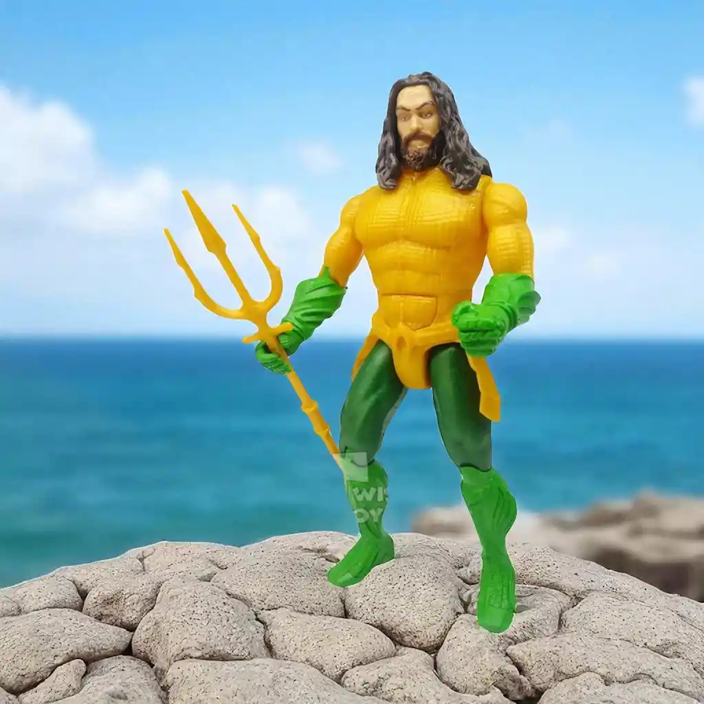 Muñeco Figura Acción Super Héroe Avengers Aquaman / Luz Y Sonido/ 30 Cm Heroe Vengadores