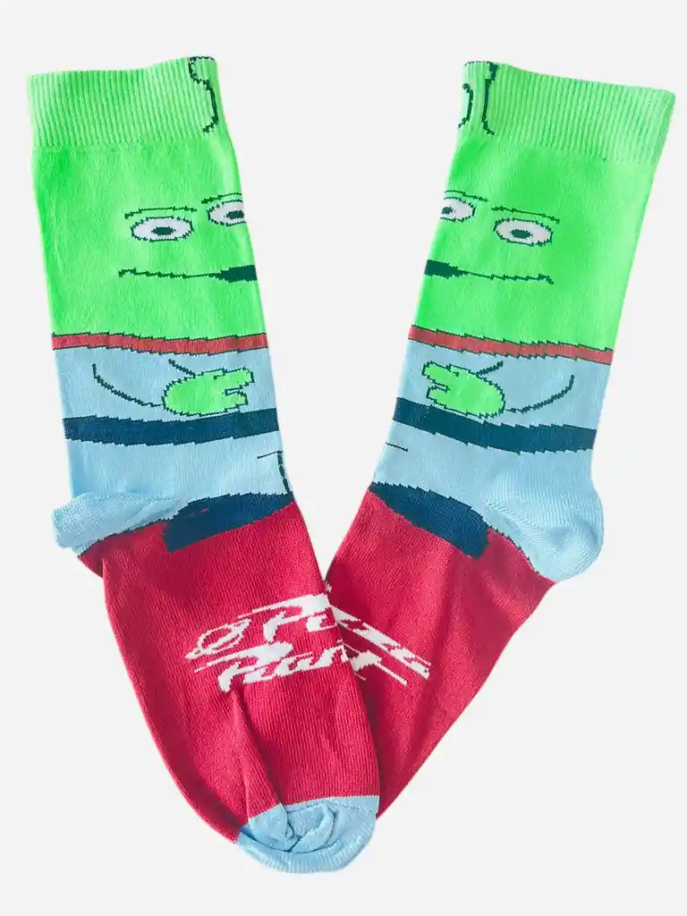 Regalo Calcetines Divertidos Animados Alien De Tres Ojos 1 - Medias Adulto