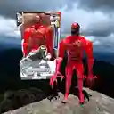 Muñeco Figura Acción Super Héroe Avengers Venom Rojo / Luz Y Sonido/ 30 Cm Heroe Vengadores