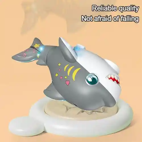 Juguete Educativo Tiburón Con Luz, Sonido Y Suspensión De Bola