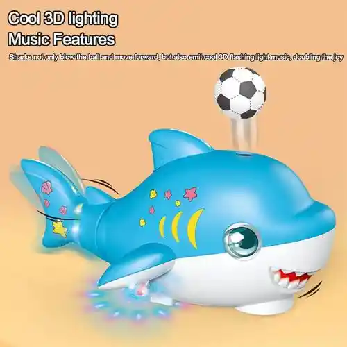 Juguete Educativo Tiburón Con Luz, Sonido Y Suspensión De Bola