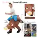 Disfraz Inflable De Vaquero Toro Super Divertido Para Adulto