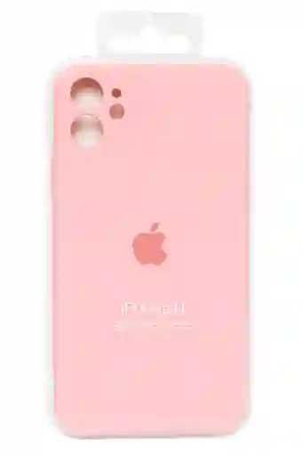 Silicon Case Iphone 11 Rosado Cubrecamaras
