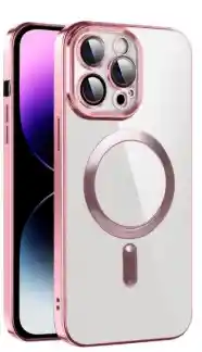 Estuche Iphone 14 Pro Max Rosa Metálico