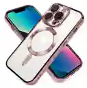 Estuche Iphone 14 Pro Max Rosa Metálico
