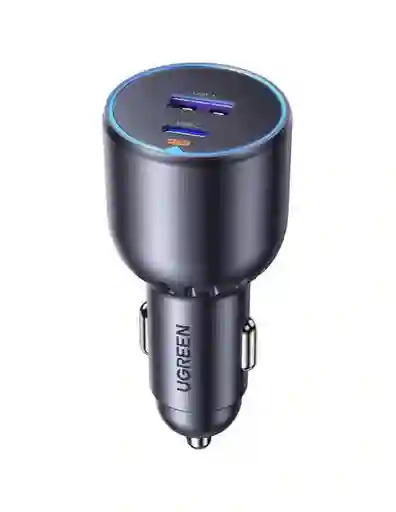 Cargador De Coche Super Rápido 63w Con 1 Puerto Usb-a Y 1 Usb-c