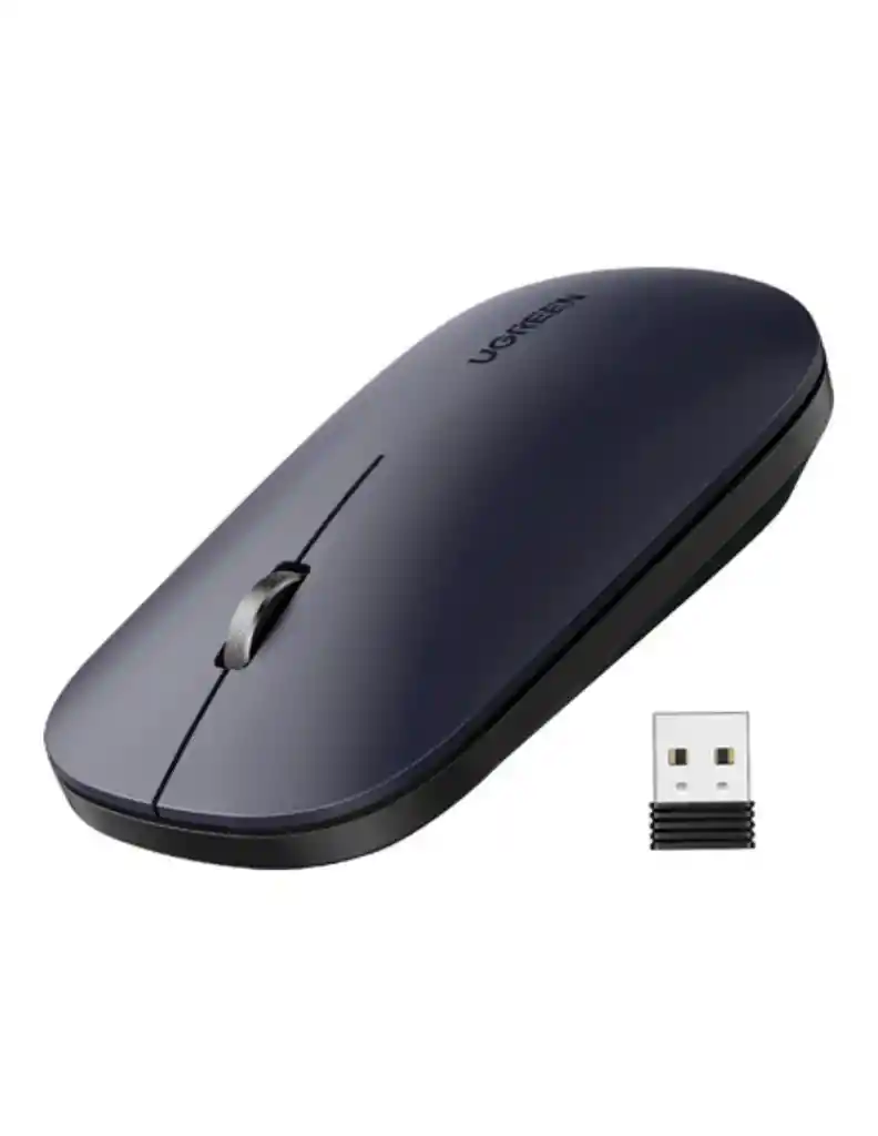 Mouse Inalámbrico Ugreen 4000 Dpi Ajustables, Silencioso Y Ergonómico