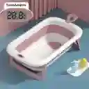 Tina Bañera Plegable Para Bebés, Con Termómetro Inteligente Variado Liso