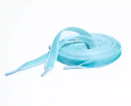 Cordones Cinta Velvet Turquesa - 135 Cm