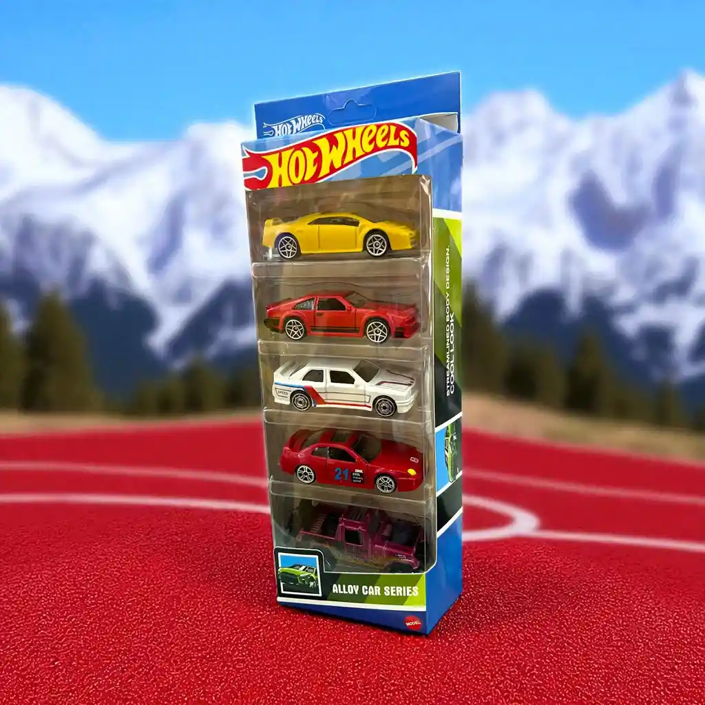 Juguete Set Combo De 5 Autos Metálicos Coleccionables A Escala 1:64
