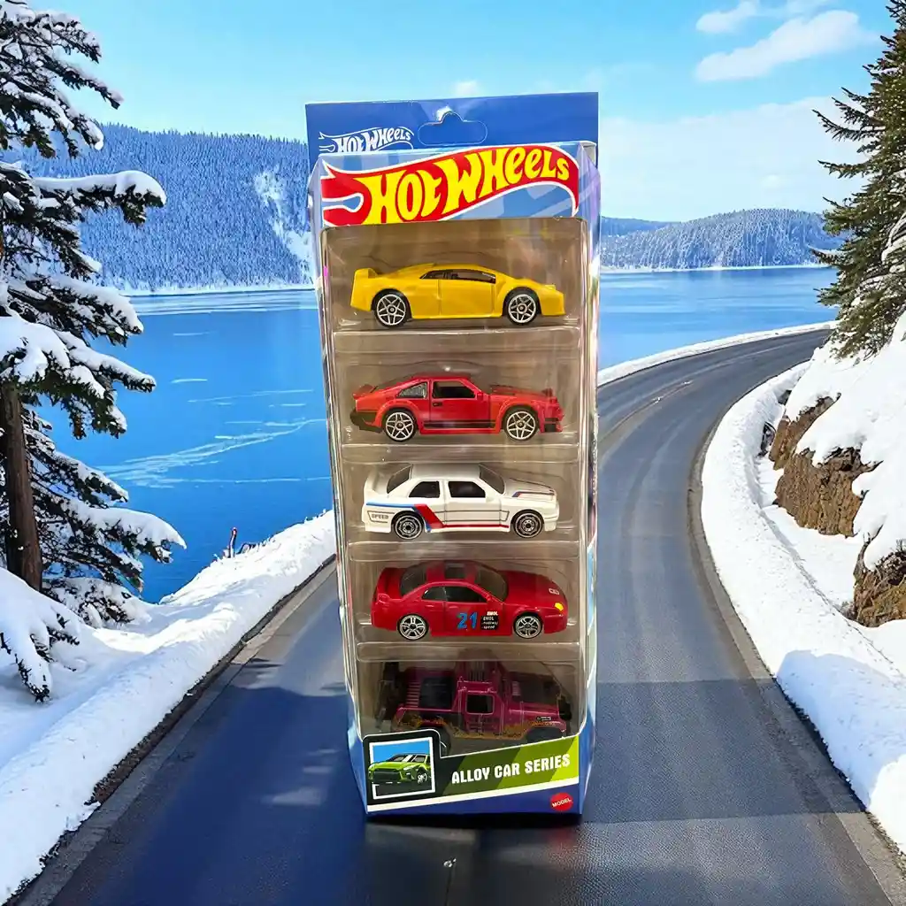Juguete Set Combo De 5 Autos Metálicos Coleccionables A Escala 1:64