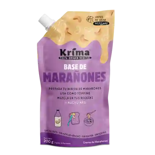 Base Para Leche De Marañon - Krima 200g