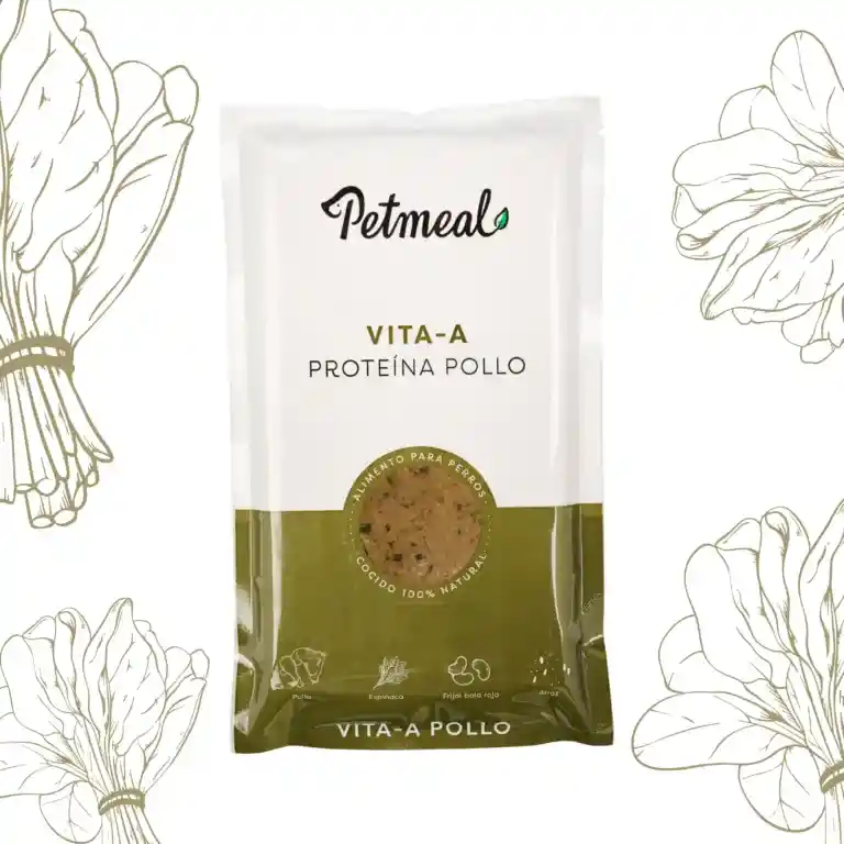 Alimento Natural Petmeal, Dieta Cocida Para Perro Sabor Pollo,vita A 500g