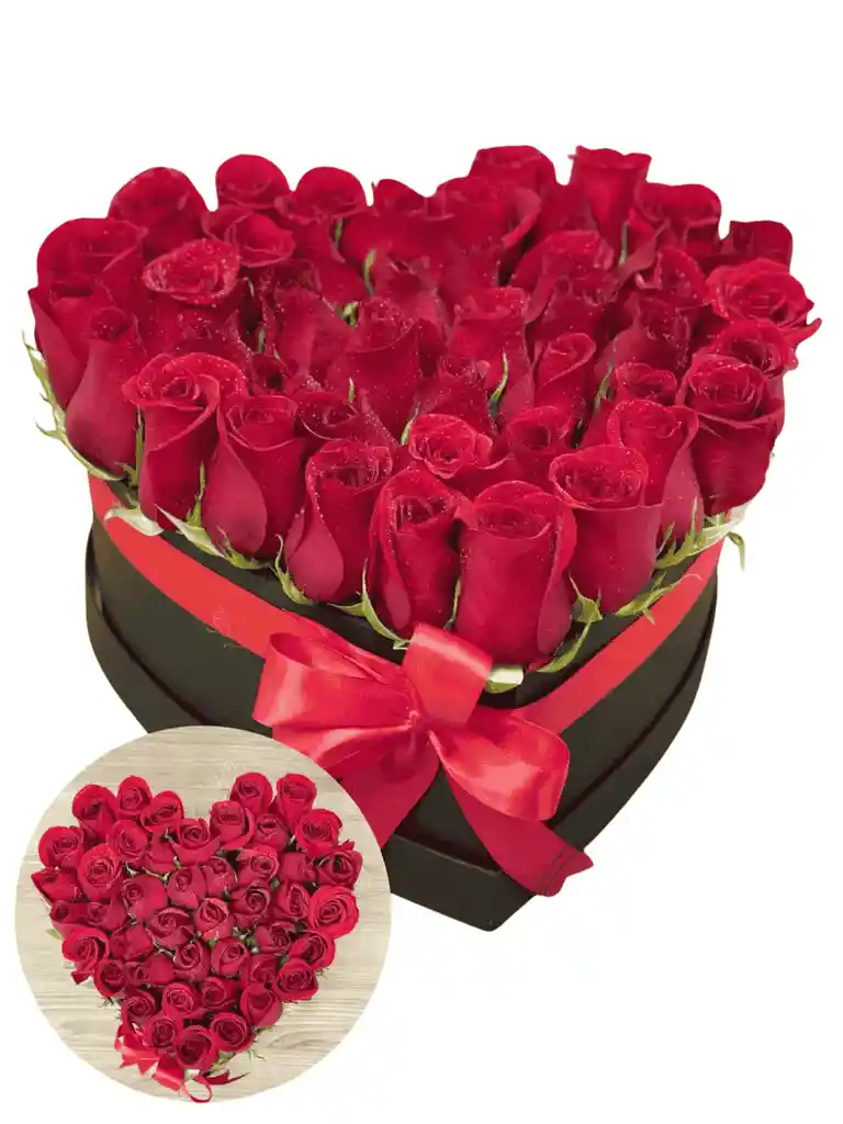 Corazón En Rosas