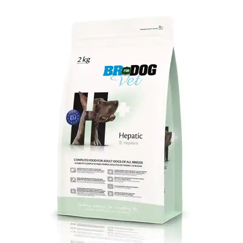 Alimento Prescrito Para Perro, Br For Dog Vet Hepatico - 500g