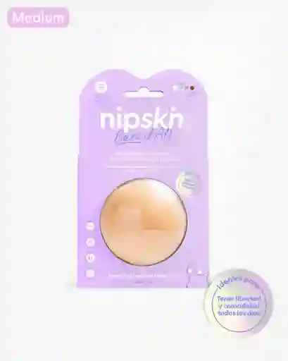 Cubrepezones De Silicona Reutilizable Vanilla M Nipskin Np001
