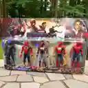 Spiderman Colección Juguete 5 Figuras Hombre Araña Con Luz