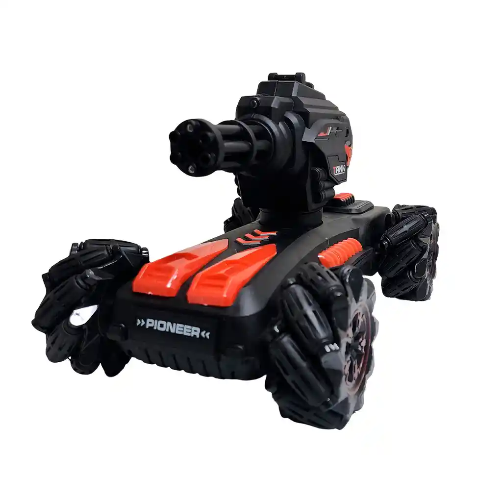 Carro Tanque Lanzador Hidrogel Con Contro Remoto Y De Mano