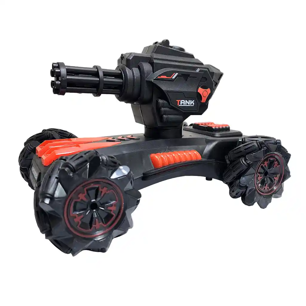 Carro Tanque Lanzador Hidrogel Con Contro Remoto Y De Mano