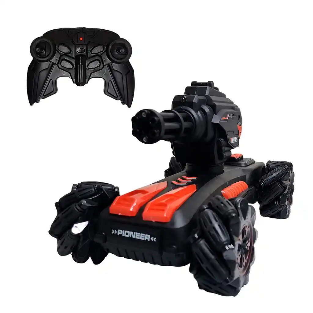 Carro Tanque Lanzador Hidrogel Con Contro Remoto Y De Mano