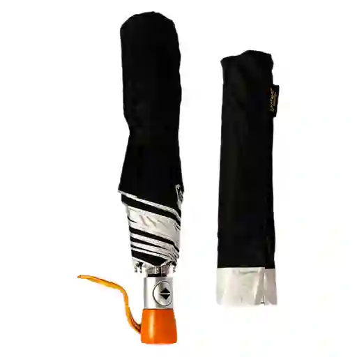 Sombrilla Paraguas Ejecutivo Grande Marca Yumar Negro Mango Madera Filtro Uv