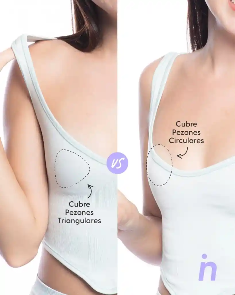 Cubrepezones De Silicona Reutilizable Triangle Vanilla Np056 Nipskin