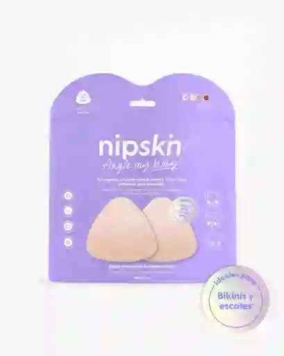 Cubrepezones De Silicona Reutilizable Triangle Vanilla Np056 Nipskin