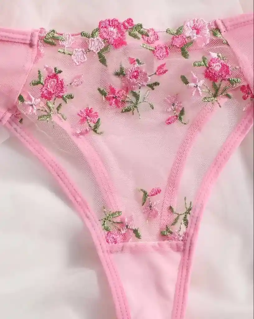 Set Rosa Idalia Bordado