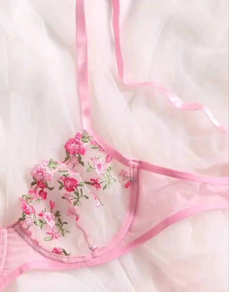 Set Rosa Idalia Bordado