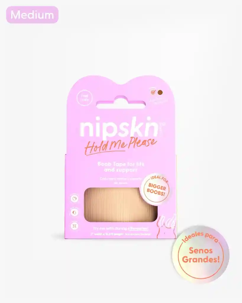 Cubrepezones Cinta Para Busto Boop Tape M Cream Np016 Nipskin