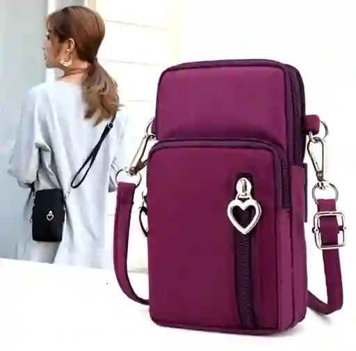 Bolso Portacelular Corazón