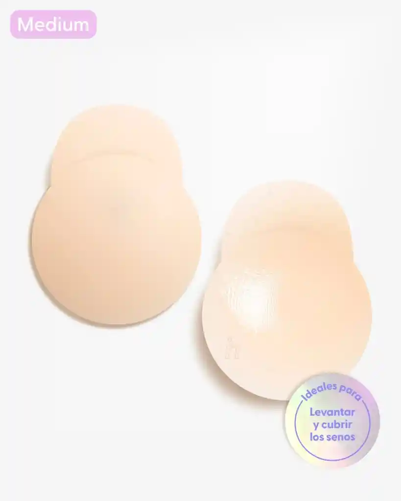 Cubrepezones De Silicona Reutilizable Realce Chantilly M Np030 Nipskin