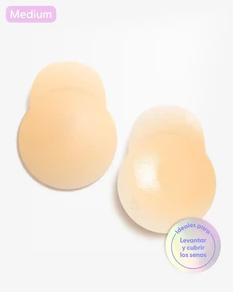 Cubrepezones De Silicona Reutilizable Realce Vanilla M Np031 Nipskin