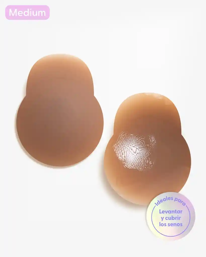 Cubrepezones De Silicona Reutilizable Realce Cappuccino M Np032 Nipskin